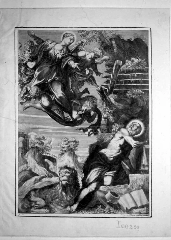 Apparizione della Madonna a san Girolamo - Fondazione Biblioteca Morcelli, Pinacoteca Repossi, Chiari, Brescia